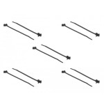 Delock bridas con anclaje de expansión l 140 x w 4 mm negro 10 piezas