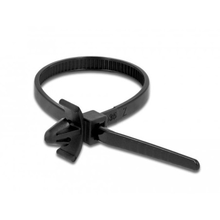 Delock bridas con anclaje de expansión l 140 x w 4 mm negro 10 piezas