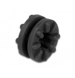 Delock ojal antivibración negro 10 piezas
