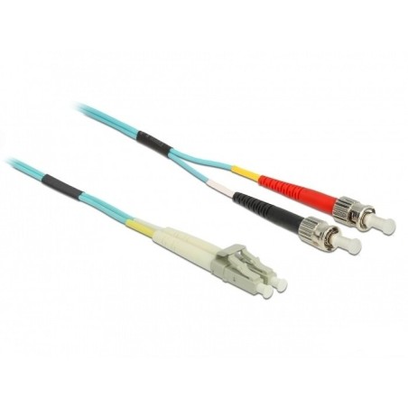 Delock cable de fibra óptica lc  st multimodo om3 2 m