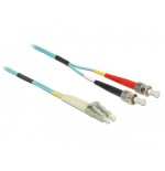 Delock cable de fibra óptica lc  st multimodo om3 2 m