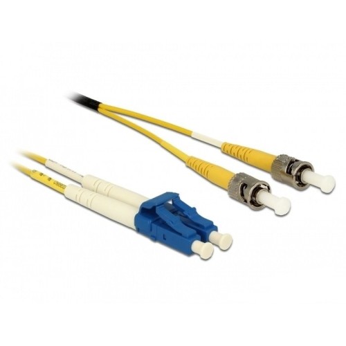 Delock cabe de fibra óptica lc  st monomodo os2 2 m