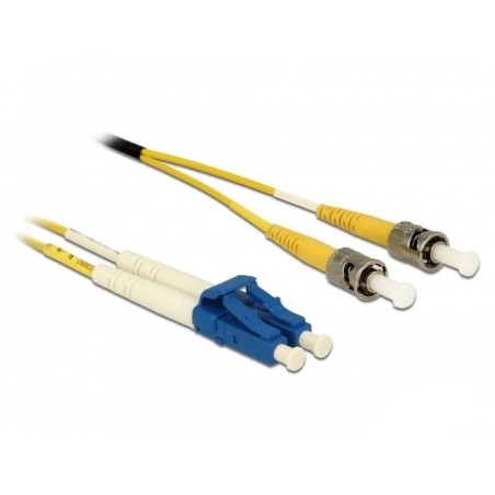 Delock cabe de fibra óptica lc  st monomodo os2 2 m