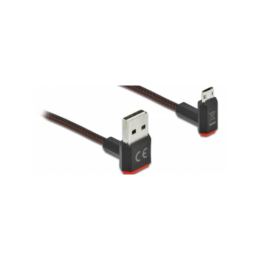 Delock cable easy-usb 2.0 tipo-a macho a easy-usb tipo micro-b macho 1m