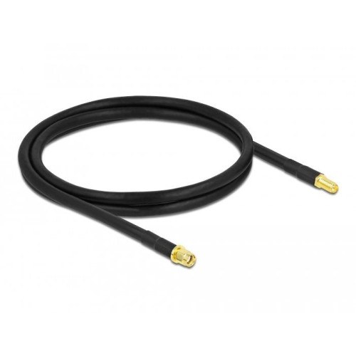Delock cable de antena rp-sma macho a rp-sma hembra lmr/cfd300 1 m low loss