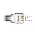 Delock cable usb typ-a a seriell rs-232 rj9/rj10 2 m