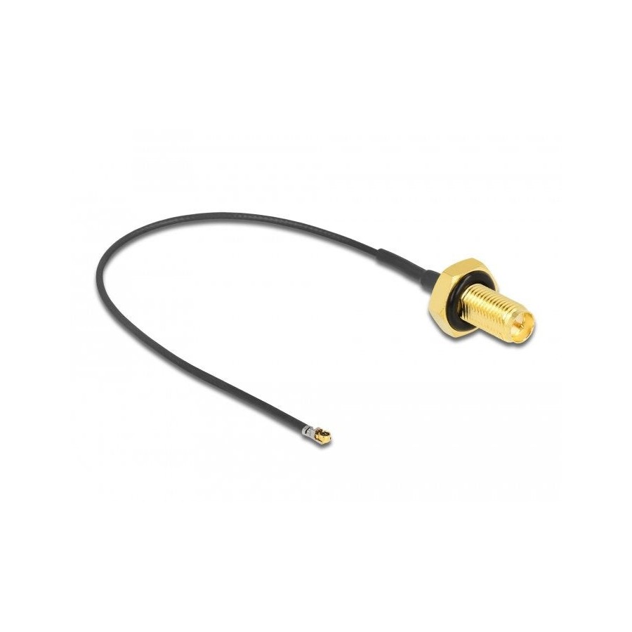 Delock cable de antena rp-sma hembra am einbau a mhf® 4l lk macho 1.37 10 cm