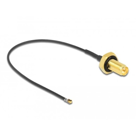 Delock cable de antena rp-sma hembra am einbau a mhf® 4l lk macho 1.37 10 cm