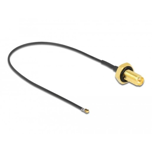 Delock cable de antena rp-sma hembra am einbau a mhf 4l lk macho 1.37 20 cm
