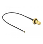 Delock cable de antena rp-sma hembra am einbau a mhf 4l lk macho 1.37 20 cm