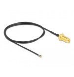 Delock cable de antena rp-sma hembra am einbau a mhf® 4l lk macho 1.37 50 cm