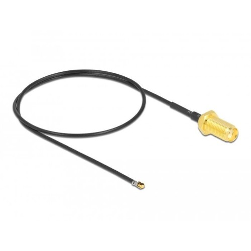 Delock cable de antena sma hembra am einbau a mhf® 4l lk macho 1.37 35 cm
