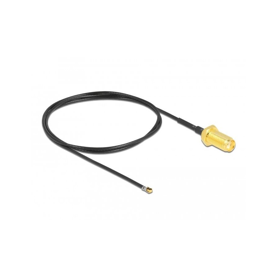 Delock cable de antena sma hembra am einbau a mhf® 4l lk macho 1.37 50 cm