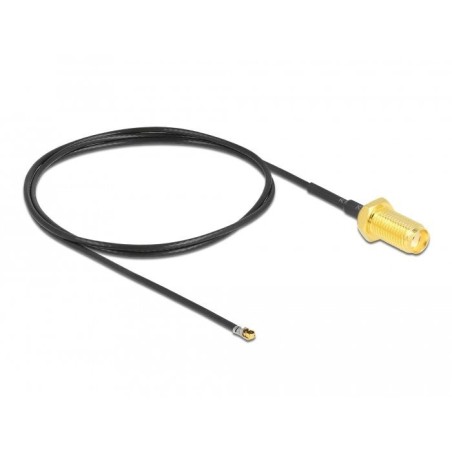 Delock cable de antena sma hembra am einbau a mhf® 4l lk macho 1.37 50 cm