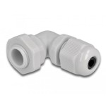 Delock prensaestopas en ángulo de 90 ° pg7 gris