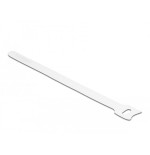 Delock klett-cablebinder l 200 x b 12 mm blanco 10 piezas