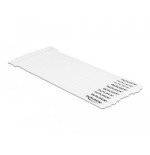 Delock klett-cablebinder l 200 x b 12 mm blanco 10 piezas