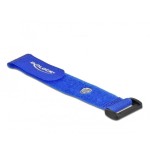 Delock brida de cable con lazo y ojal de sujeción la 190 x an 25 mm azul 5 piezas