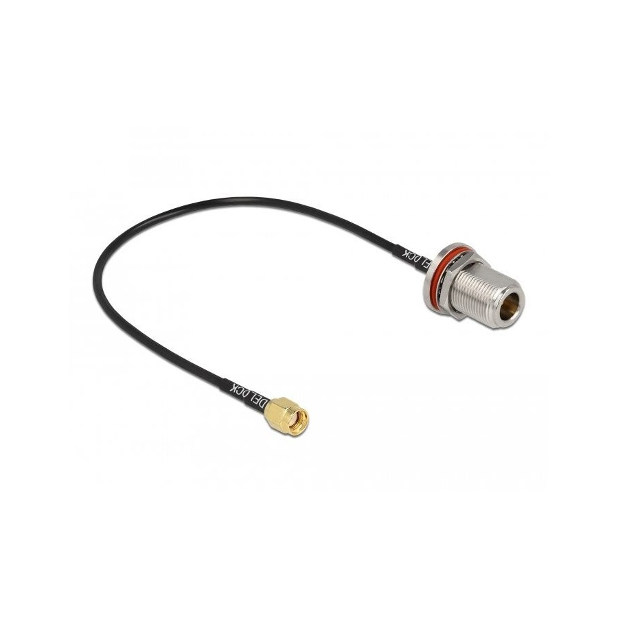 Delock cable de antena rp-sma macho a n hembra rg-174 30 cm