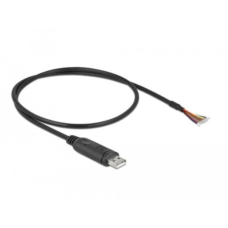 Cable delock usb 2.0 tipo a a serie rs-232 con 9 extremos de cable abiertos