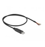 Cable delock usb 2.0 tipo a a serie rs-232 con 9 extremos de cable abiertos