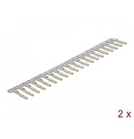 Contactos de crimpado delock para conector hembra de crimpado d-sub hd 40 piezas