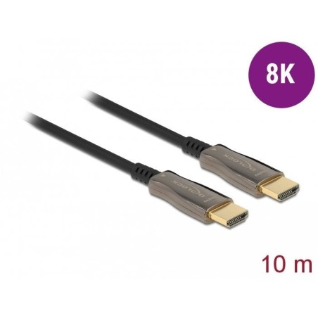 Delock cable óptico activo hdmi 8k 60 hz 10 m