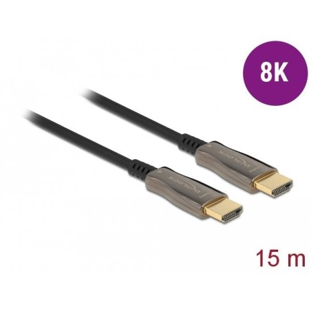 Delock aktives optisches cable hdmi 8k 60 hz 15 m