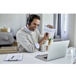 Auriculares kensington hi-fi con micrófono y botones de control de volumen