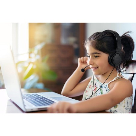 Auriculares kensington hi-fi con micrófono y botones de control de volumen