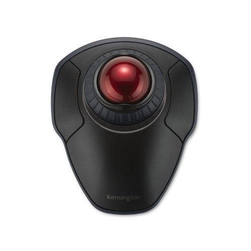 Raton kensington orbit trackball inalámbrico con anillo de desplazamiento, negro