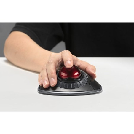 Raton kensington orbit trackball inalámbrico con anillo de desplazamiento, negro