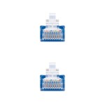 Nanocable cable de red rj45 cat.6 utp awg24 0.50m - azul