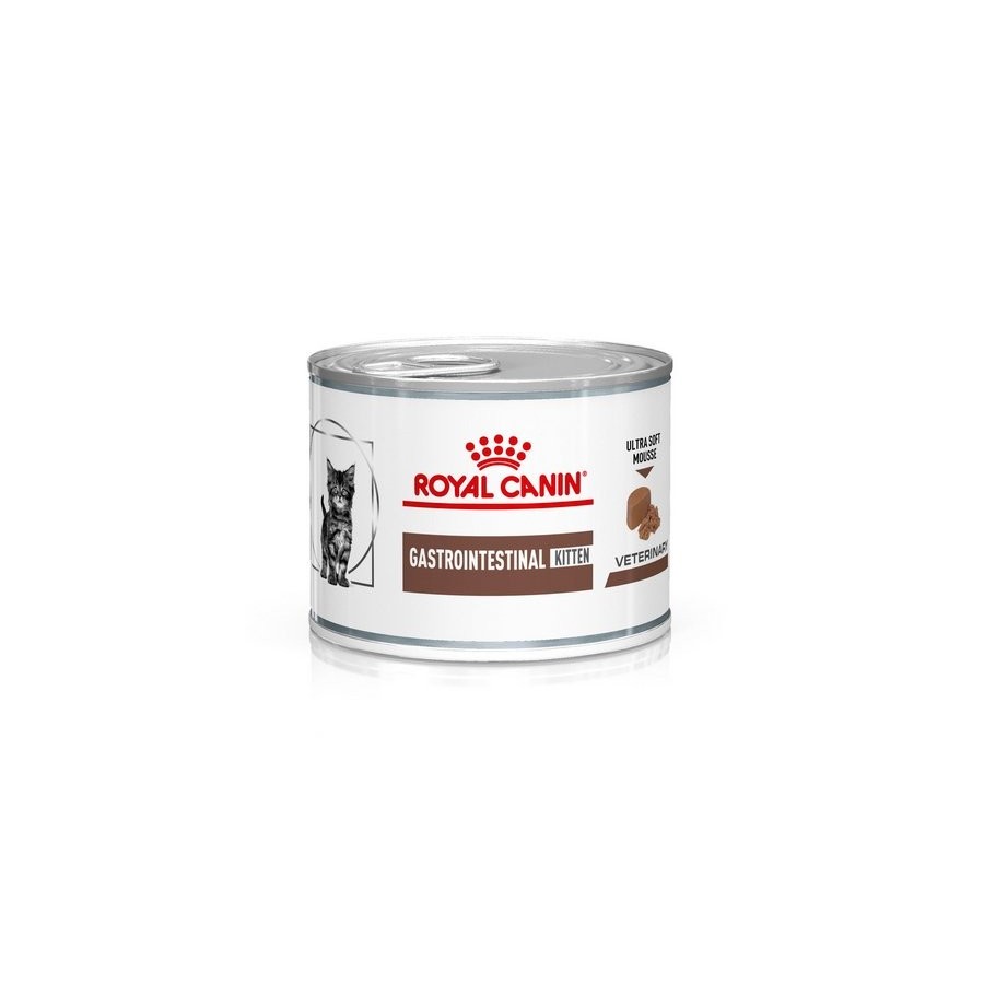Royal canin gastro intestinal kitten ultra soft mousse wet food for kittens 145 g