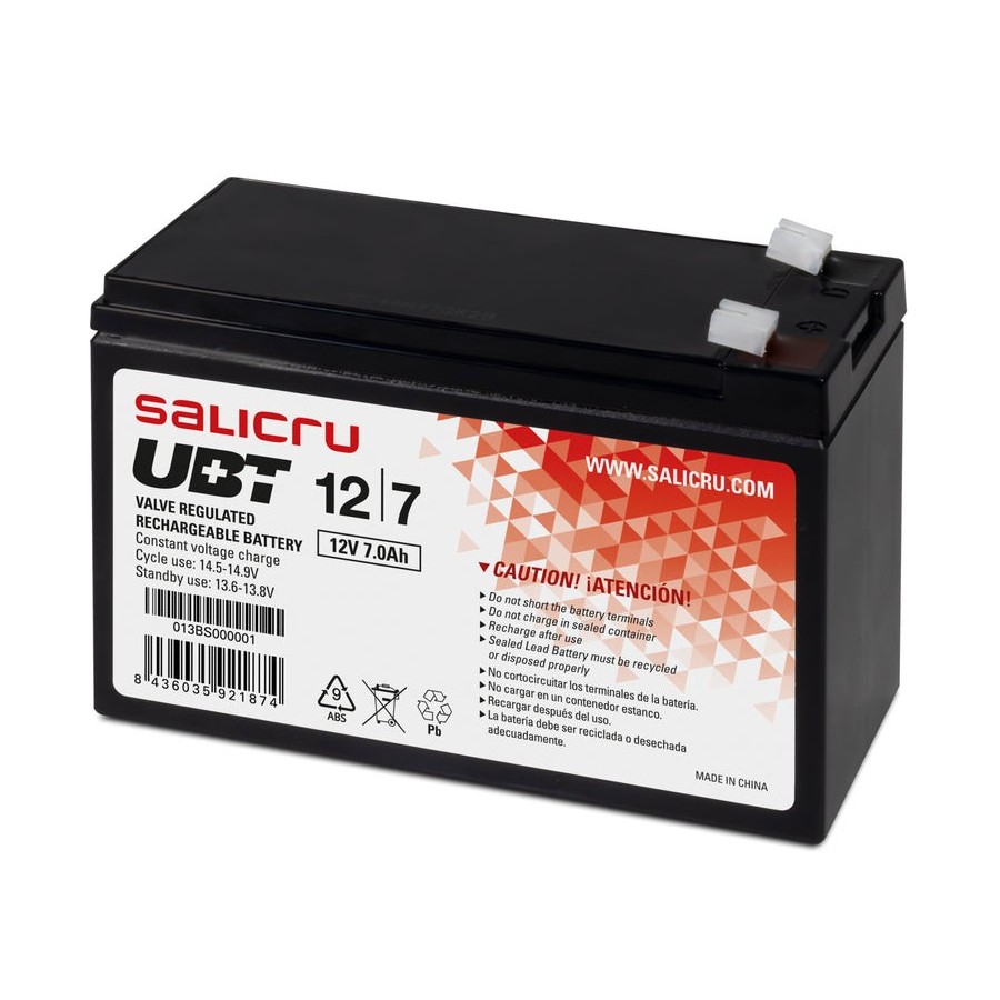 Bateria salicru sai ubt12/7 7ah/12v 013bs-01