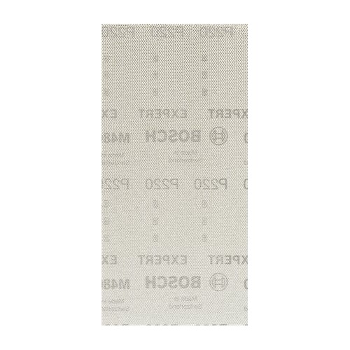 Bosch professional hoja de lija expert m480 estructura de malla 115 x 230 mm, k220 50 piezas, para lijadoras orbitales