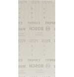 Bosch professional hoja de lija expert m480 estructura de malla 115 x 230 mm, k220 50 piezas, para lijadoras orbitales