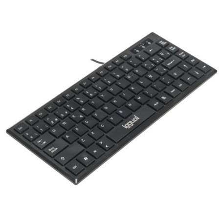 Iggual teclado usb compacto tkl slim tkl-usb negro