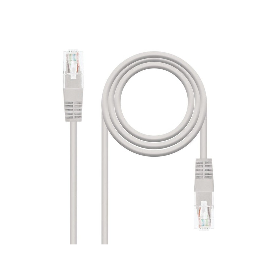 Nanocable cable de red rj45 lszh cat.6 utp awg24 7m - gris