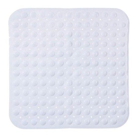 Alfombra ducha cuadrada blanca 55x55cm