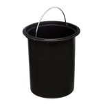 Cubo de basura de baño verde petrol 3l colección 'colors'