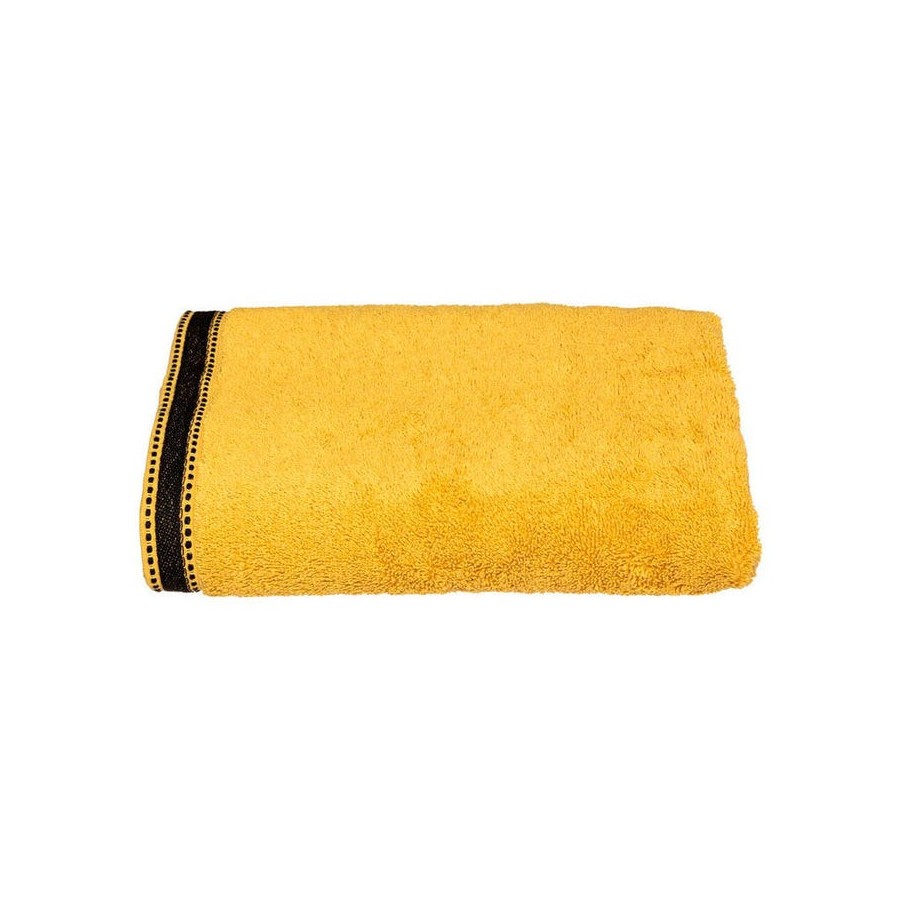 Toalla baño premium color mostaza 70x130cm