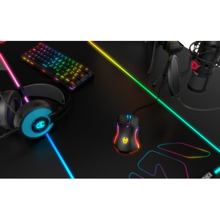 Krom ratón gaming kick rgb