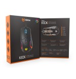 Krom ratón gaming kick rgb