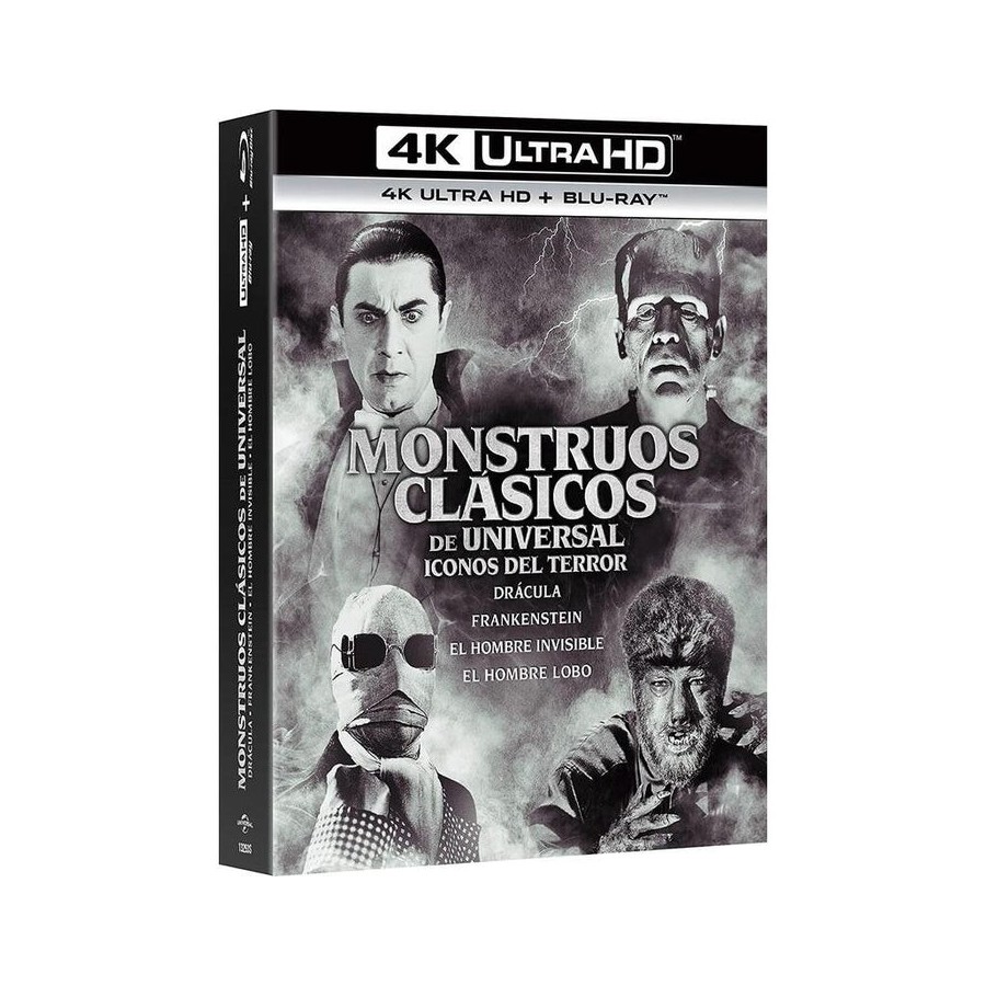 Pelicula monstruos clásicos pack (4k uhd + bd) - bd blu-ray