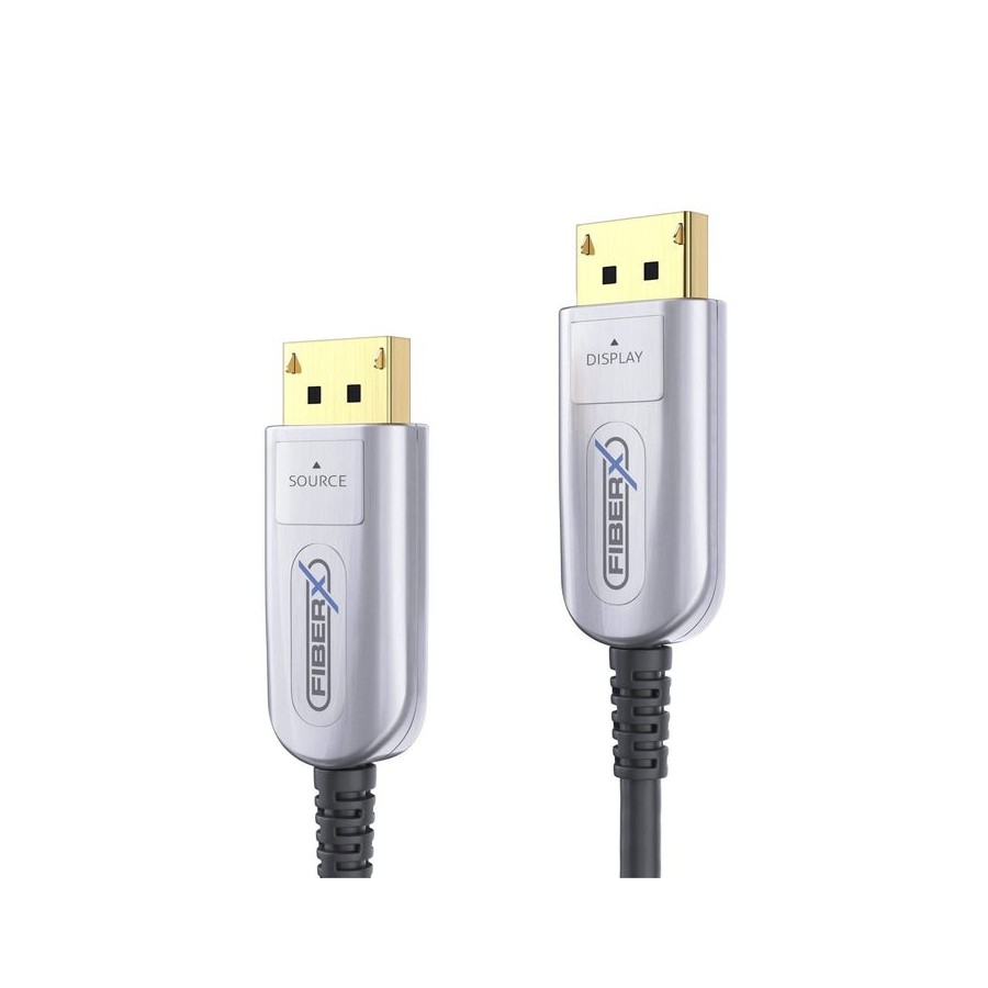 Purelink fiberx serie - cable optico displayport 4k - 15m
