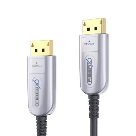 Purelink fiberx serie - cable optico displayport 4k - 15m