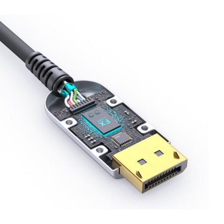 Purelink fiberx serie - cable optico displayport 4k - 15m