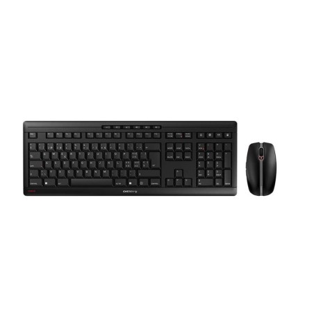 Teclado suizo cherry stream desktop rf inalámbrico qwertz negro
