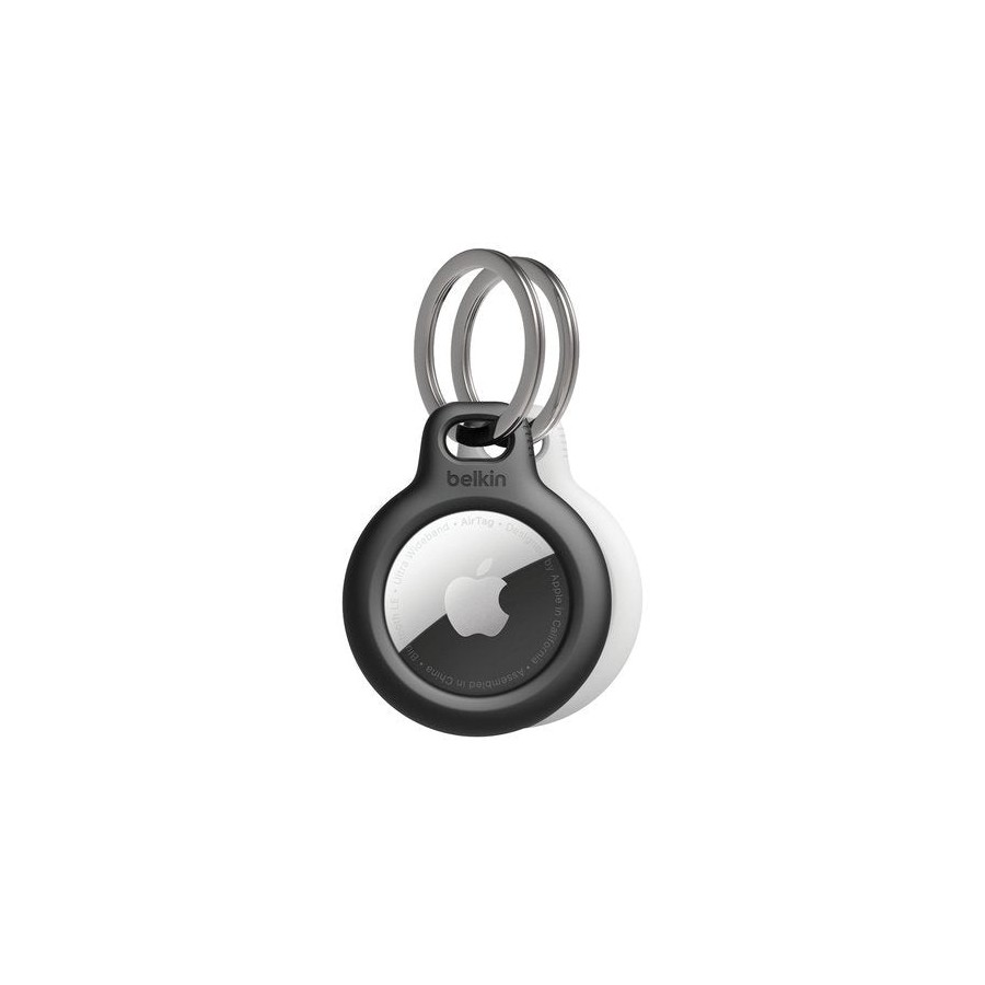 Secure holder keyring airtag bk wh
